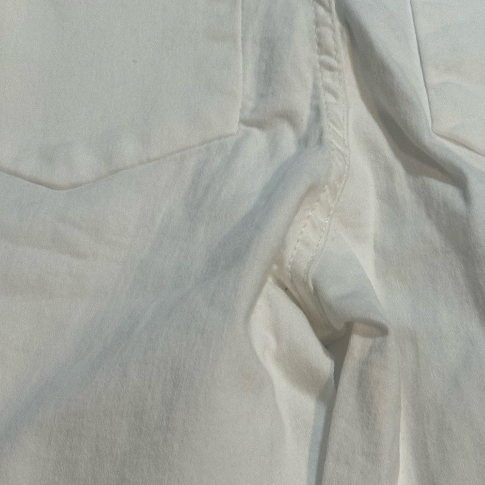 FREE PEOPLE Women’s White Frayed Skinny leg Pull-on Jeans size 26 - Picture 9 of 14